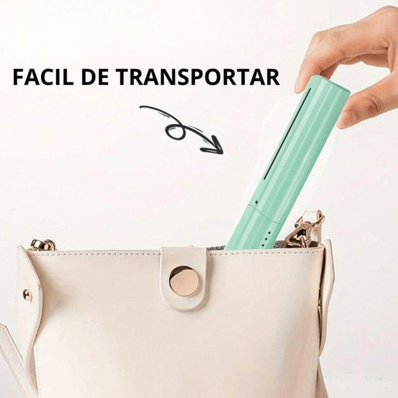 Mini Pente Alisador de Cabelo Sem Fio Recarregável Por USB Anti-Frizz Portátil, Escova Elétrica Compacta, Design Leve, Temperatura Ajustável, Ideal para Viagens e Uso Diário