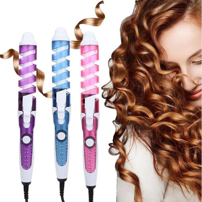 Modelador de Cachos Automático Profissional Bivolt com Tecnologia de Cerâmica, Espiral, Anti-Frizz, 2 em 1, Para Cachos Perfeitos, Duradouros e Sem Queimar os Fios, cores sortidas