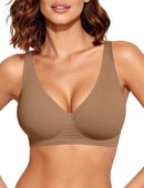 Sutiã Modelador Push-Up Sem Costura – Decote V Profundo