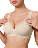 Sutiã Modelador Push-Up Sem Costura – Decote V Profundo