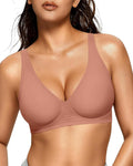 Sutiã Modelador Push-Up Sem Costura – Decote V Profundo
