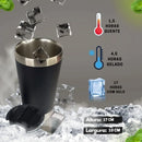 Copo Térmico 473ml COM TAMPA E Abridor Inox Para Quente e Gelado