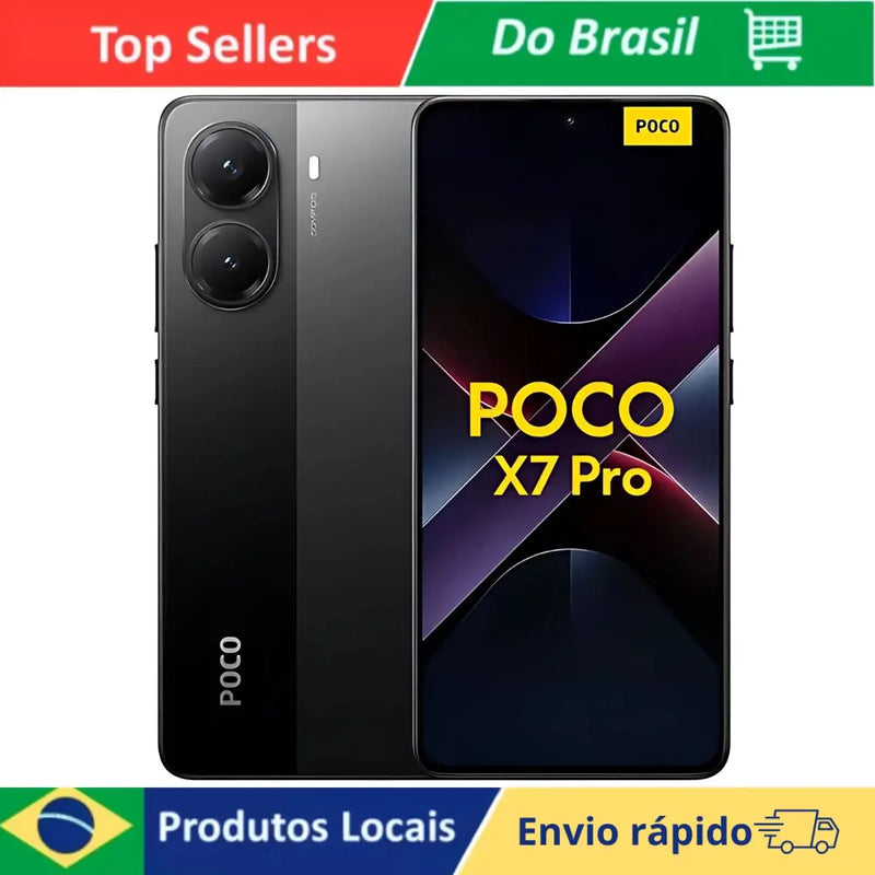 Smartphone Poco X7 Pro 512GB 12ram 5G Black 8400-Ultra Dimensibility Processor