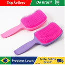 Escova Raquete De Desembaraçar E Pentear Cabelos Flex Hair