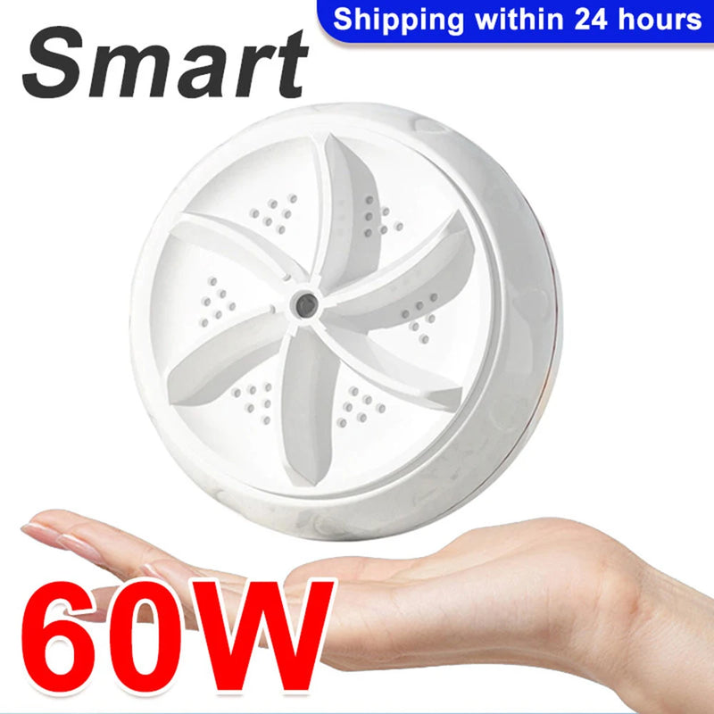 Mini Máquina de Lavar Portátil Turbo