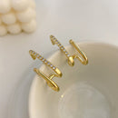 Brinco Ear Hook Dois Filetes